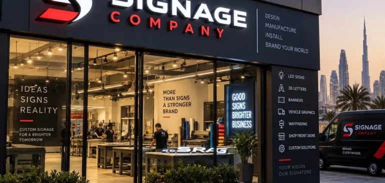 How to Choose the Best Signage Company in UAE | A3 Sign