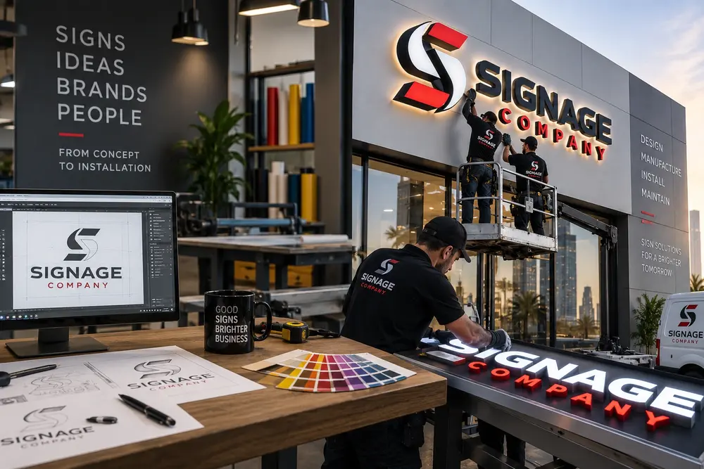 How to Choose the Best Signage Company in UAE | A3 Sign