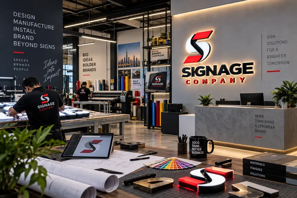 How to Choose the Best Signage Company in UAE | A3 Sign